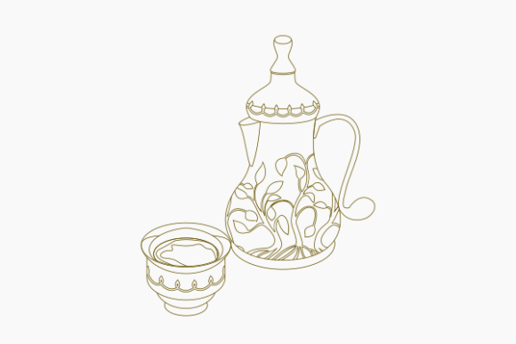 Bridging Heritage and Modern Design: The Strategic Value of the Outline Bulbous Arab Coffee Pot