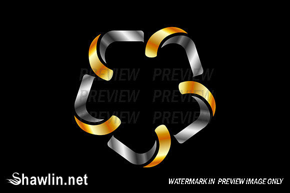 Elevate Your Brand with a Golden Flower Design Element