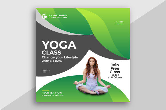 Elevate Your Brand with Yoga Banner Design