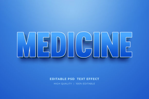 Elevate Your Designs with a Medicine 3D Editable Style Text Effect