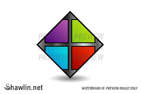 Elevating Your Brand with a Multicolor Floor Tile Business Logo