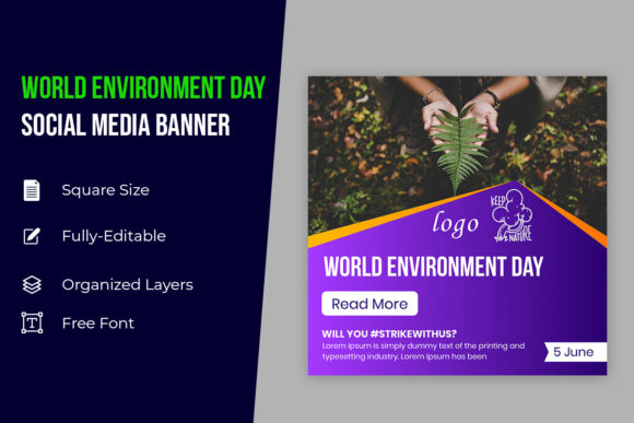Elevating Your Digital Presence with World Environment Day Social Media Assets