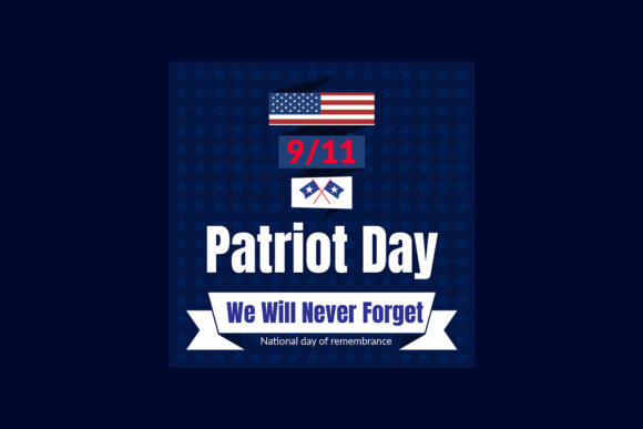 Honoring Patriot Day with a Vector American Flag