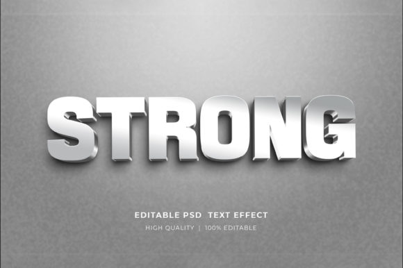 Mastering the Strong Editable 3D Text Style Effect for Professional Designs