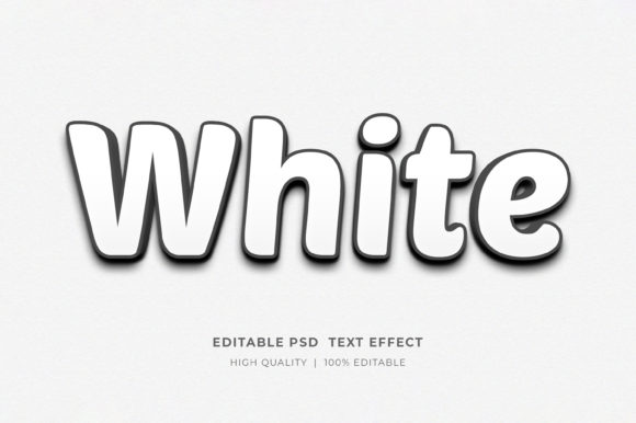 Mastering the White Editable 3D Text Style Effect for Professional Design