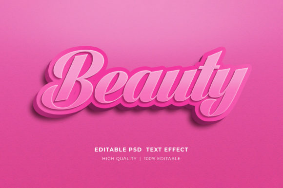 Mastering Visual Impact with the Beauty Editable 3D Text Style Effect