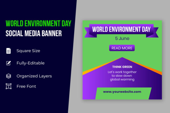 Maximizing Impact with a World Environment Day Social Media Banner for Global Awareness