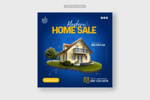 Maximizing Property Visibility with a Modern Home for Sale Real Estate Banner