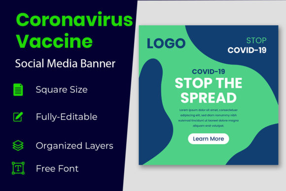 Strategic Implementation of Coronavirus Vaccine Banner Design in Public Health Campaigns