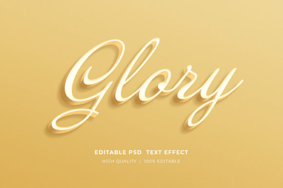 Streamlining Visual Production with the Glory 3D Editable Style Text Effect